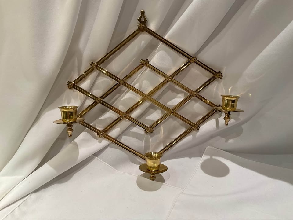 Brass Accordion Vintage Candle Scone - photo 4
