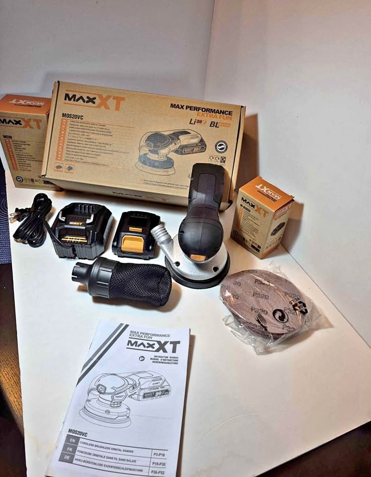 Max XT Palm Sander Brand New Cordless Brushless Orbital