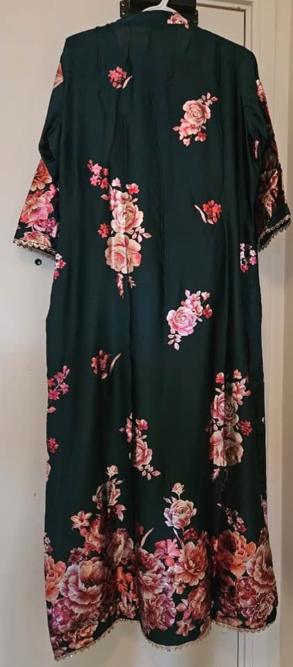 Floral silk suit - photo 2