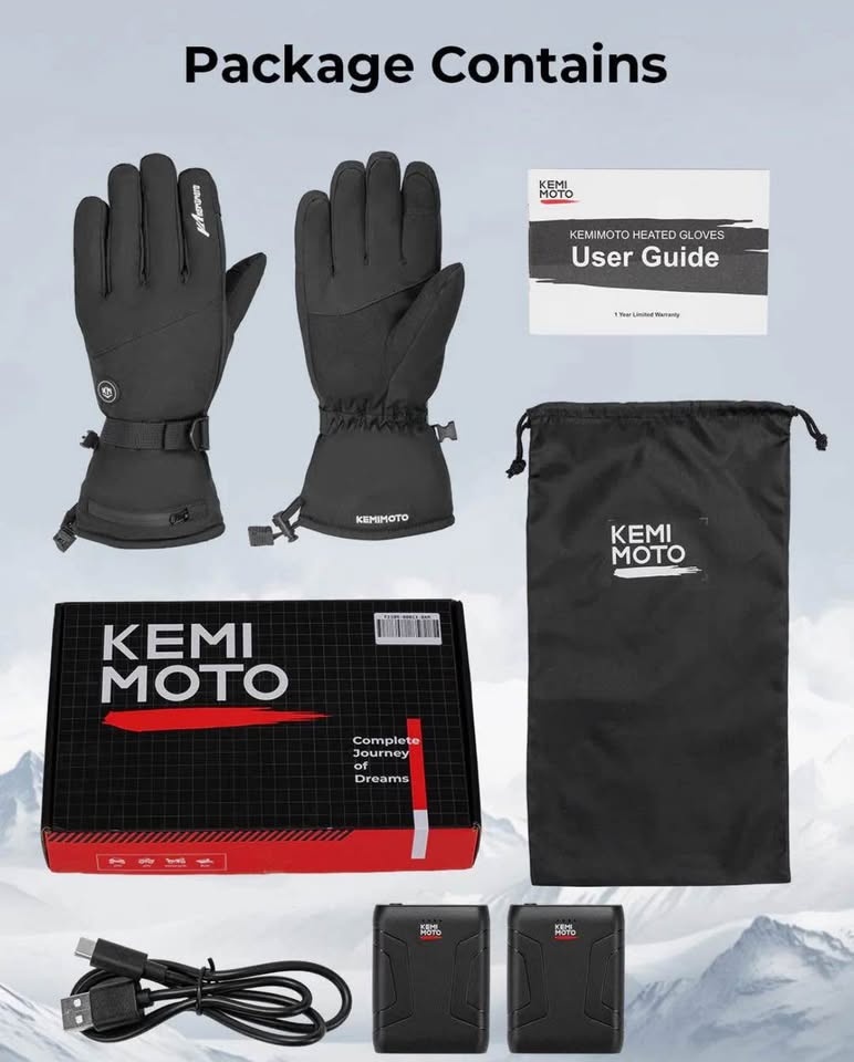 Kemi Moto Heated Gloves - photo 3