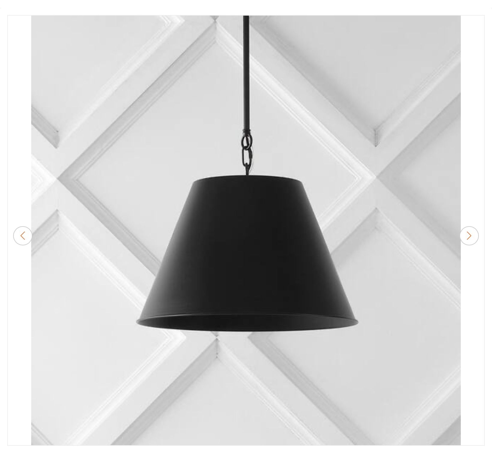 Jonathan Y Henry 17.88" Industrial Farmhouse LED Pendant Light - photo 4