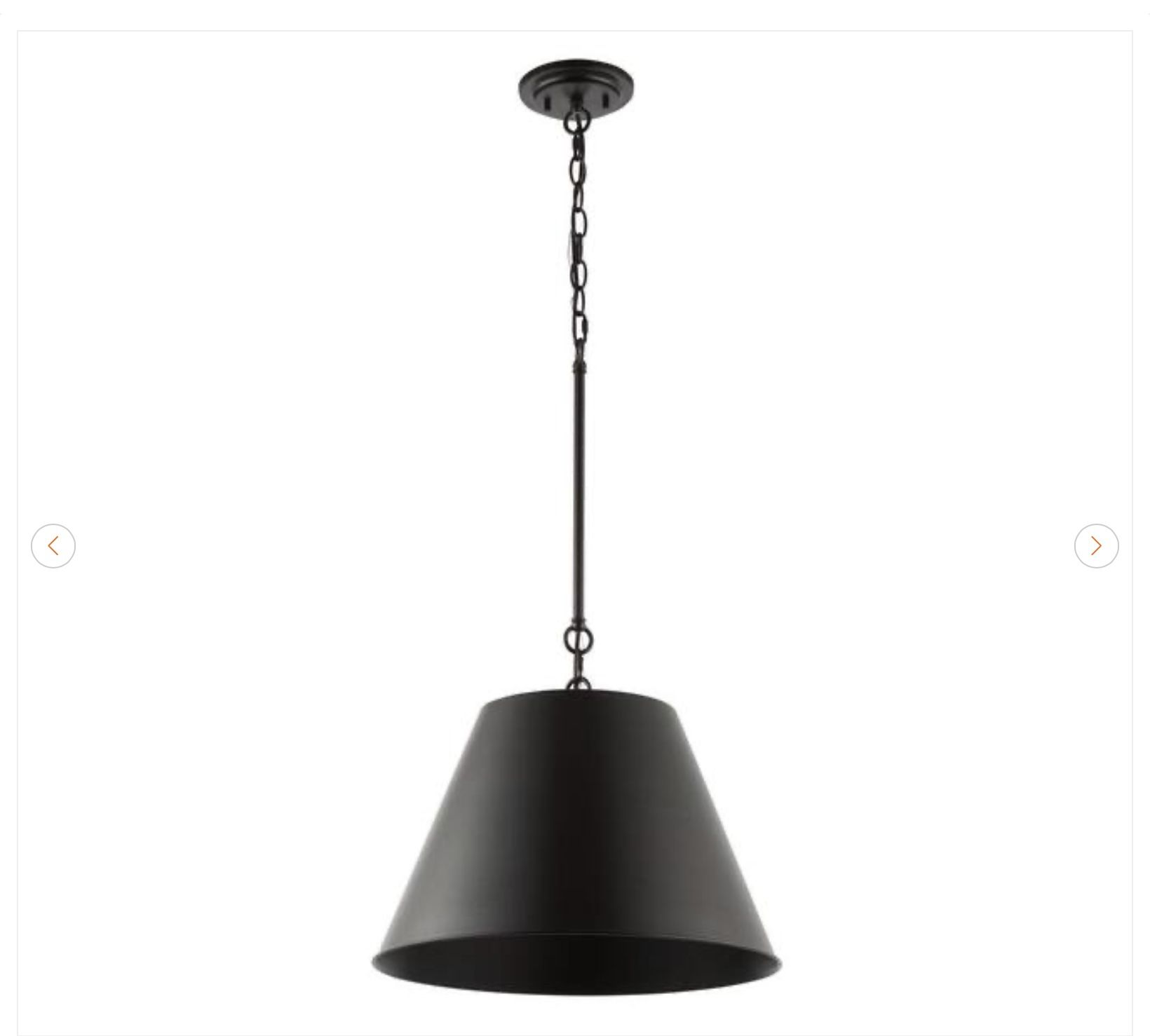 Jonathan Y Henry 17.88" Industrial Farmhouse LED Pendant Light - photo 5