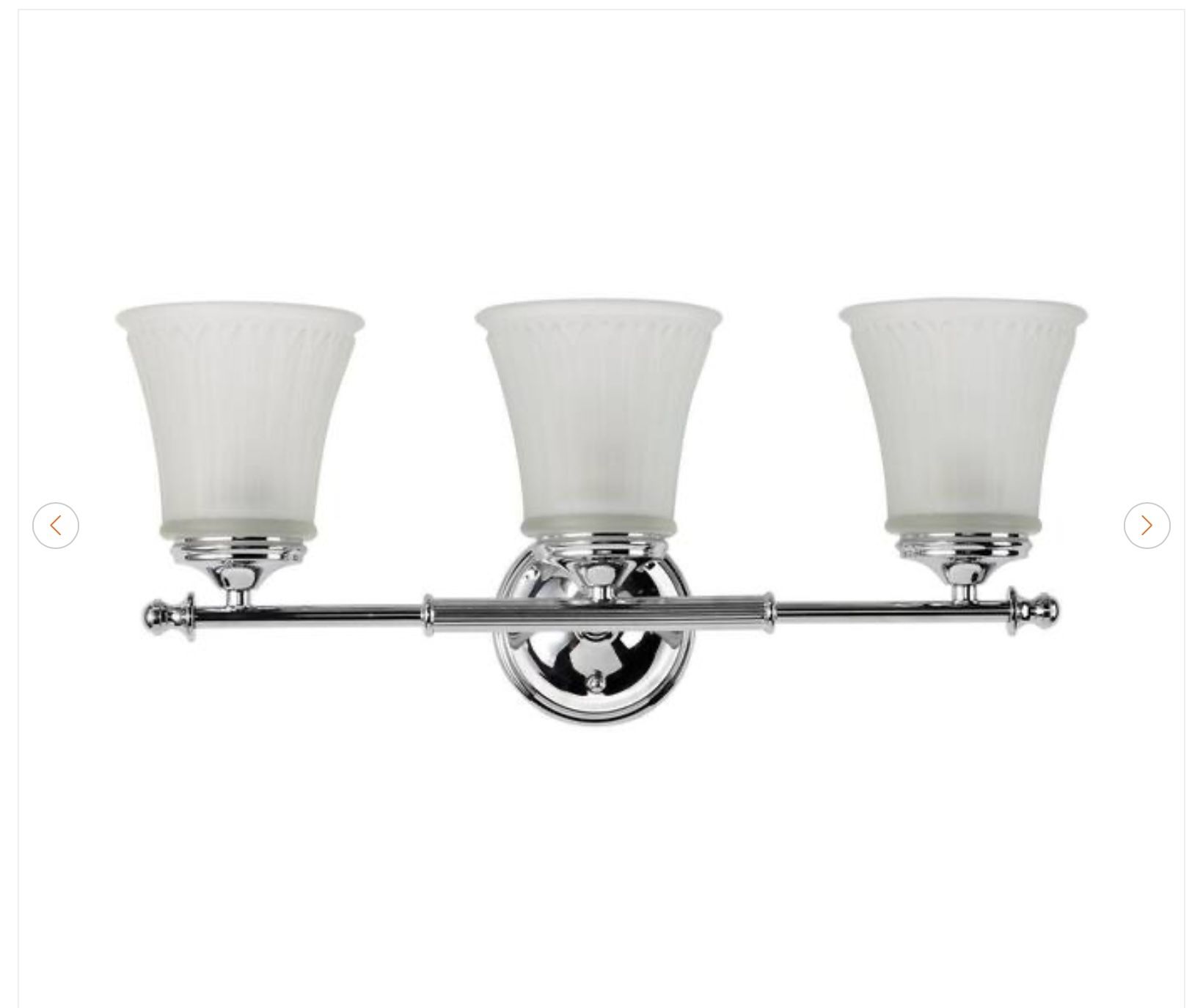 SATCO Teller 21 in. 3-Light Chrome Vanity Light - photo 2