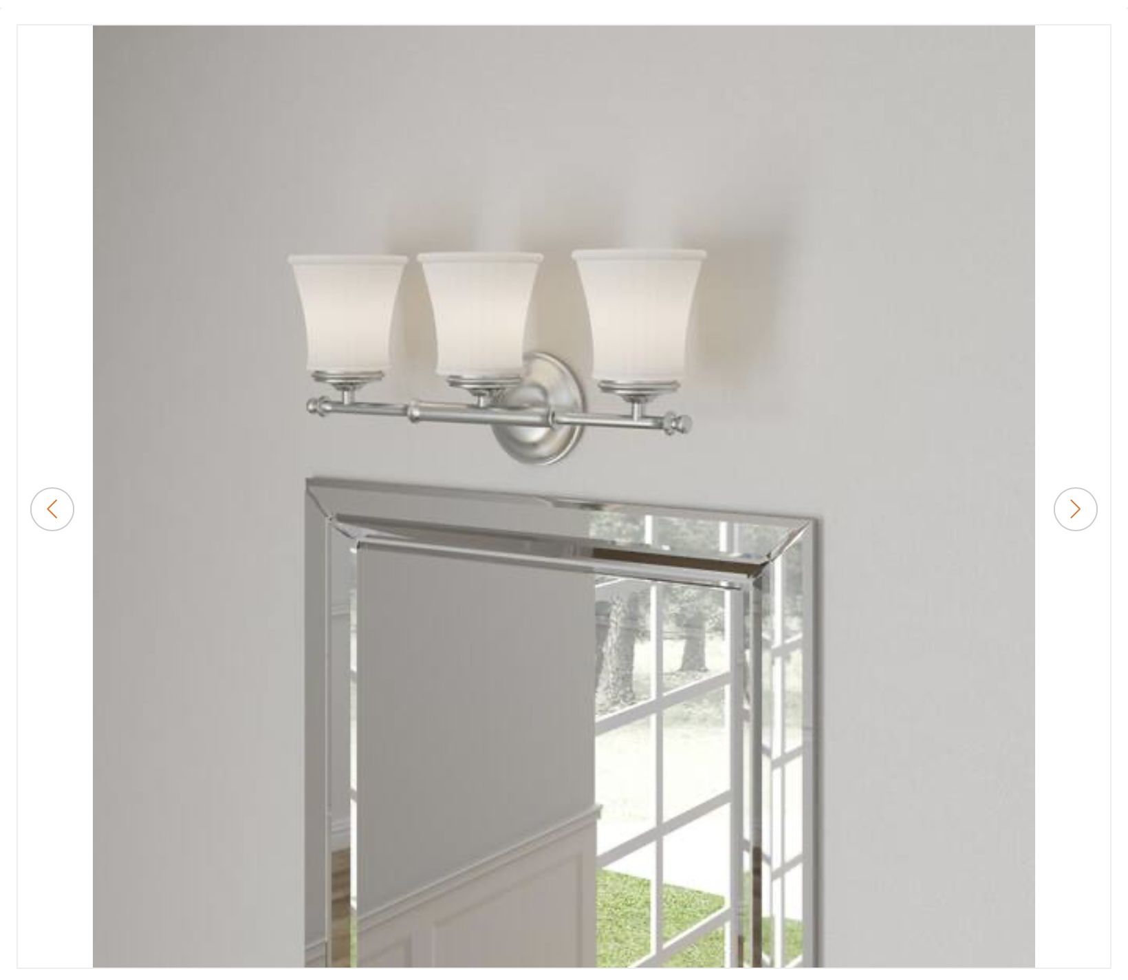 SATCO Teller 21 in. 3-Light Chrome Vanity Light - photo 3