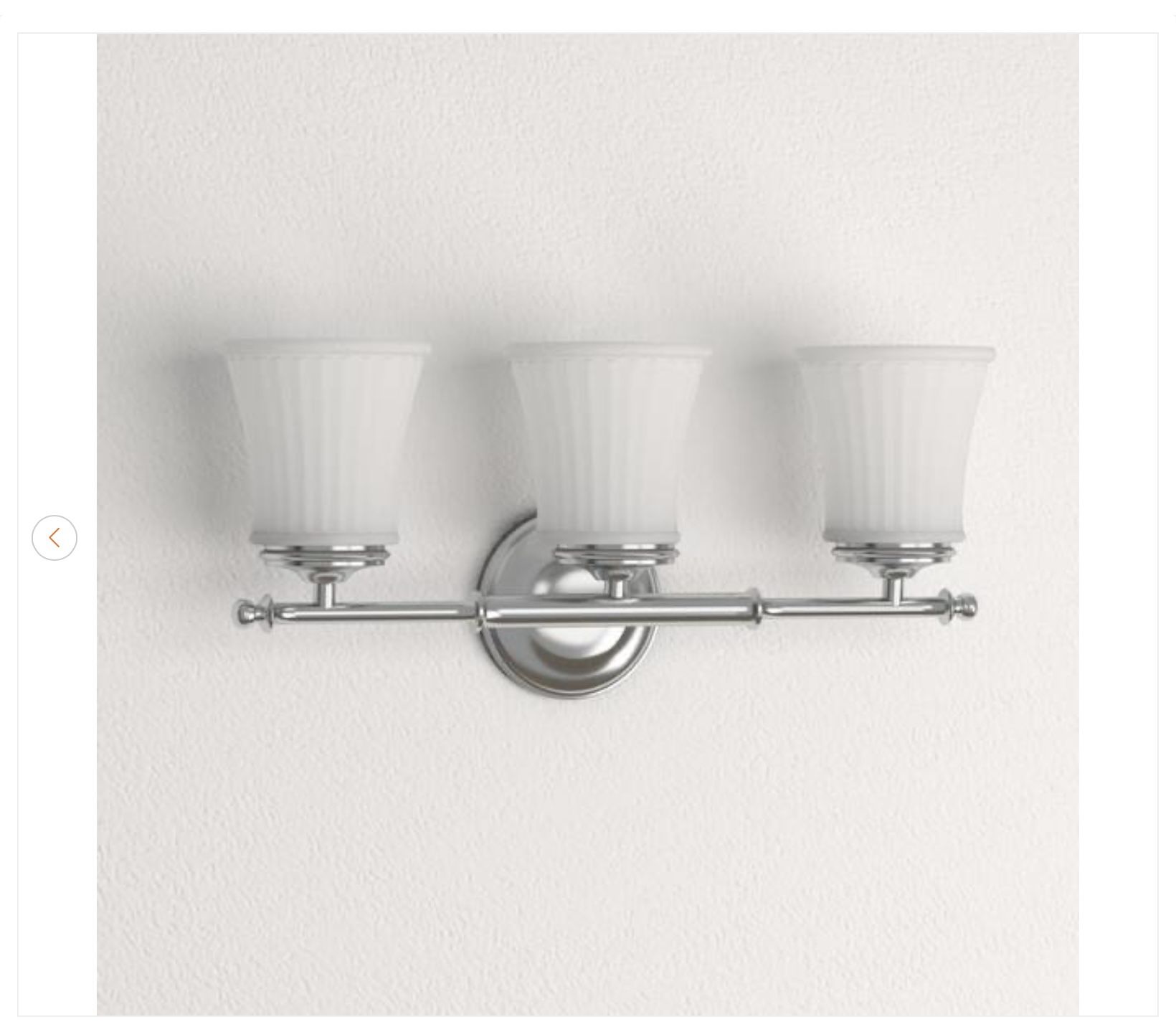 SATCO Teller 21 in. 3-Light Chrome Vanity Light - photo 5