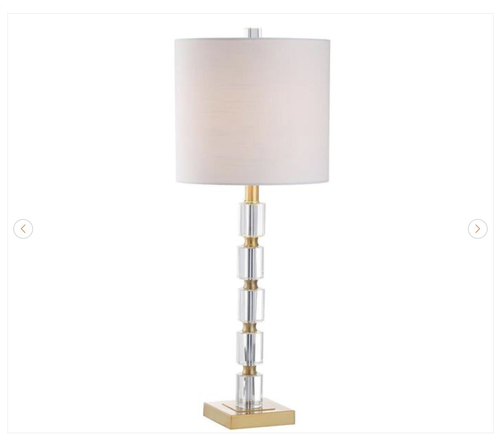 JONATHAN Y Claire Crystal Table Lamp (Set of 2) - photo 2