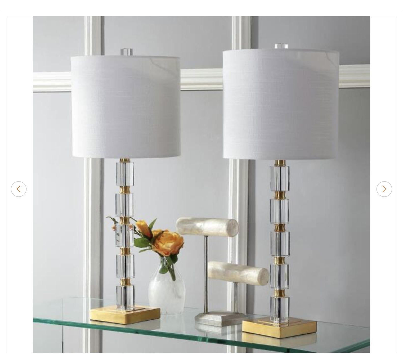 JONATHAN Y Claire Crystal Table Lamp (Set of 2) - photo 3