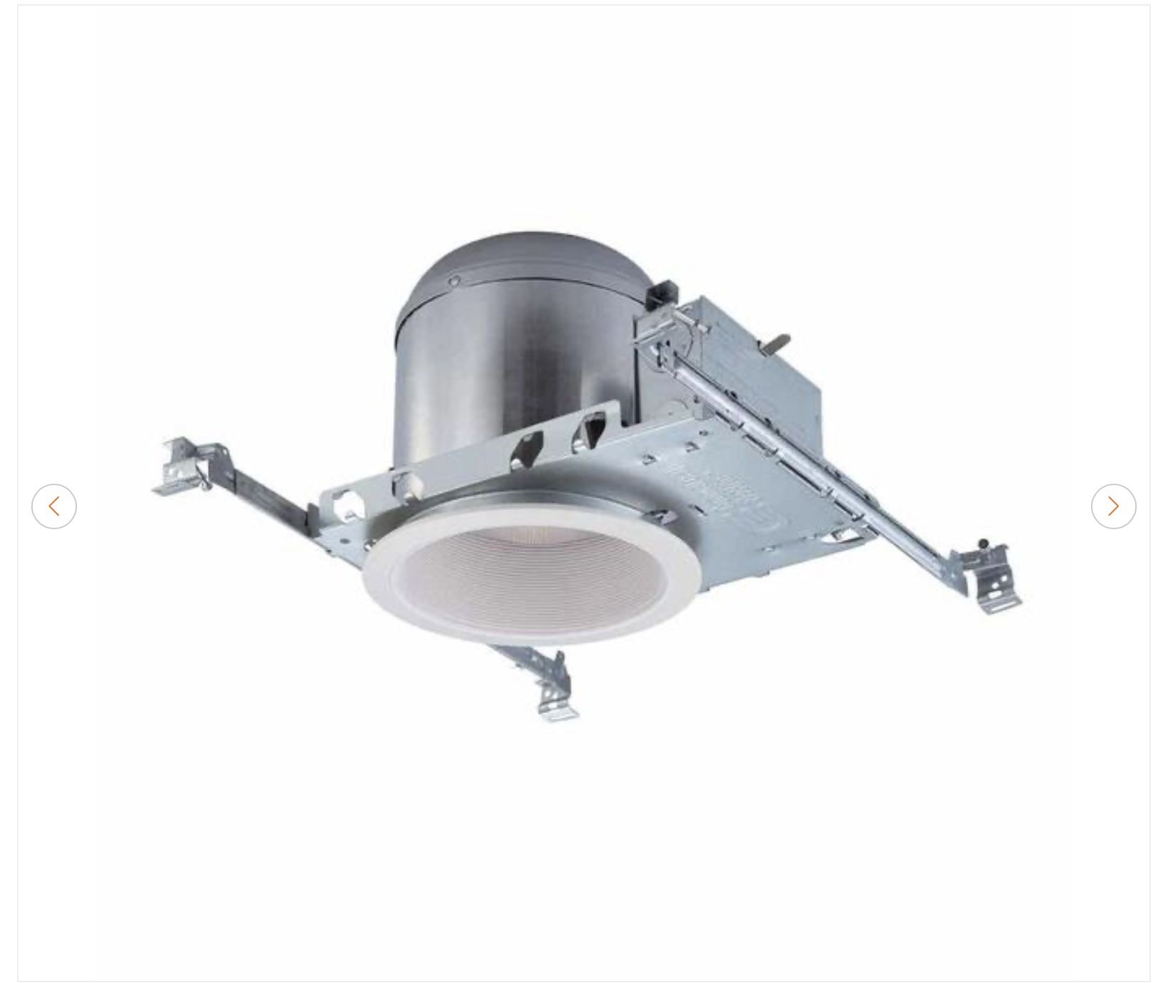 Commercial Electric 6 in. White Recessed Can Lighting Housings ( - photo 4