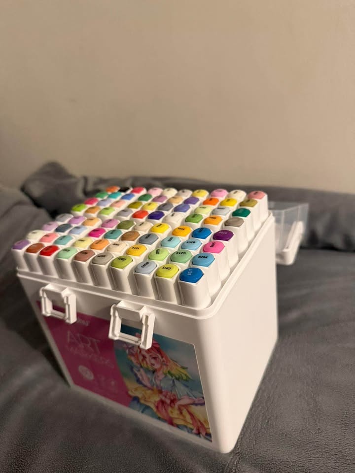 Ohuhu Alcohol Markers, 80 Color Double Tipped Markers - photo 2