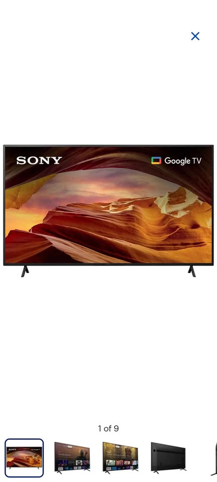 Sony 65" 4K UHD HDR LED Smart Google TV (KD65X77L) for sale - photo 2