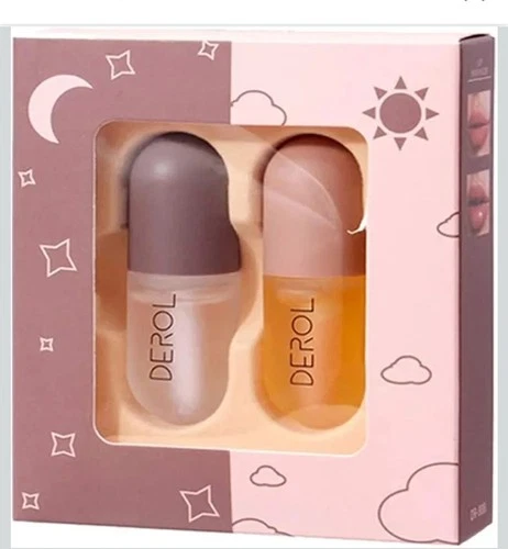DEROL Lip Plumper by Vafee, Natural 2 Count (Pack of 1)