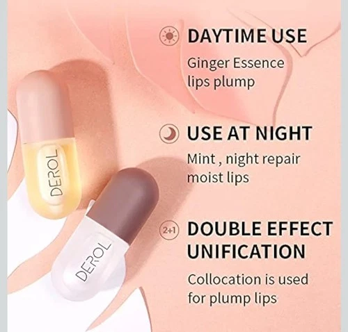 DEROL Lip Plumper by Vafee, Natural 2 Count (Pack of 1) - photo 5