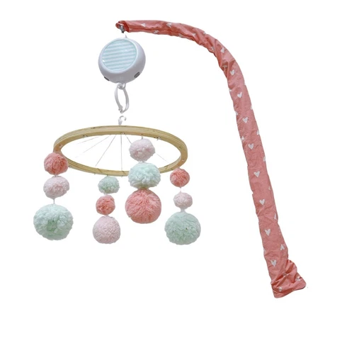 Baby Musical Crib Mobile Pompom Toy - Open Box - photo 2