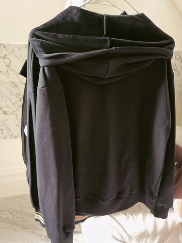 Black Thick Hoodie Jacket - photo 2