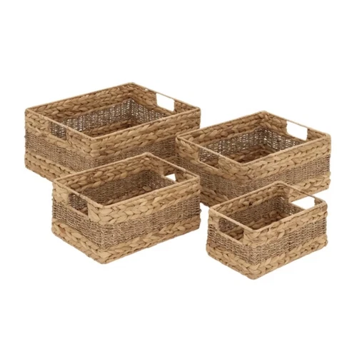 4piece Wicker/Rattan Basket Set