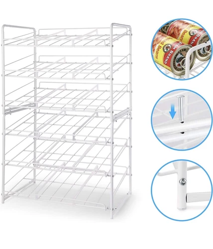 Simple Trending Can Rack Organizer Stackable Can Storage Dispens - photo 3