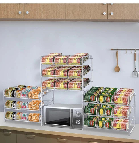 Simple Trending Can Rack Organizer Stackable Can Storage Dispens - photo 4
