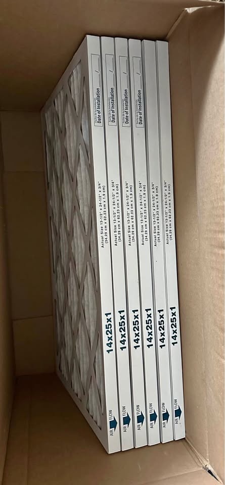 New 14x25x1 Air Filters - Multiple HVAC Filters