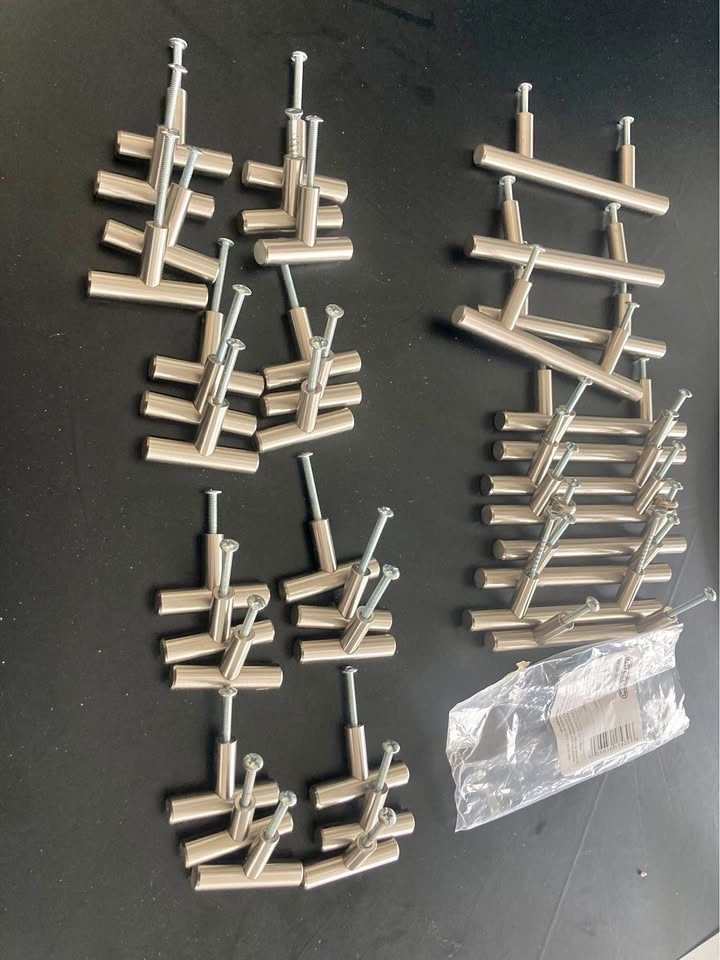 Kitchen/Bathroom Handles - Nickel Sterling