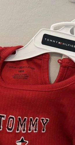 Tommy Hilfiger Red Top and Navy Blue Shorts Set - photo 5