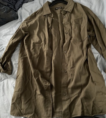 Khaki Olive Green Long Sleeve Shooting Shirt XL - photo 2