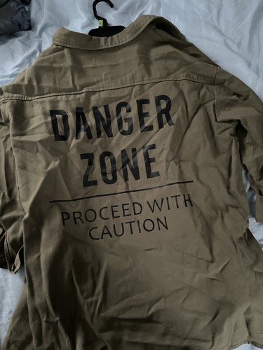Khaki Olive Green Long Sleeve Shooting Shirt XL - photo 4
