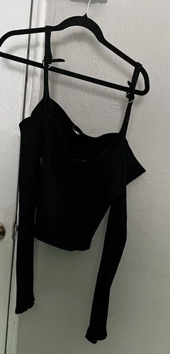 Black Crop Top