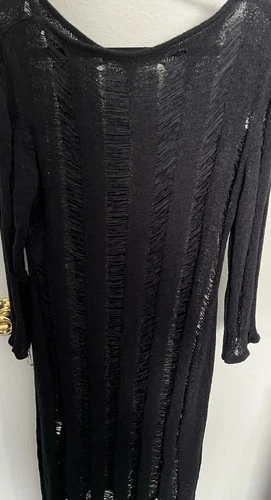 Black Women's Coverup Dress - photo 4