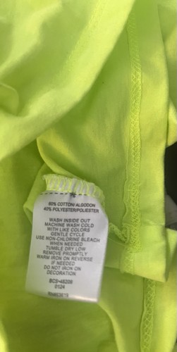 Neon Yellow Bebe Girls Shorts Set - photo 5
