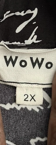 Black Sleeveless Dress with White Script Print - photo 2