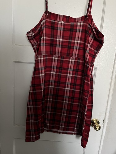 Jolie And Joy Red Plaid Sleeveless Dress - photo 2