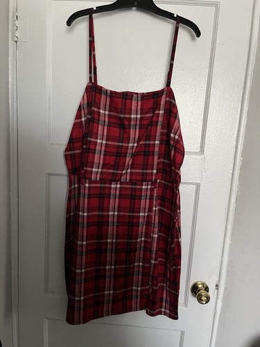 Jolie And Joy Red Plaid Sleeveless Dress - photo 3