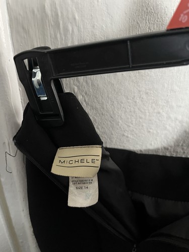 MICHELE Black Straight Pencil Skirt - photo 4