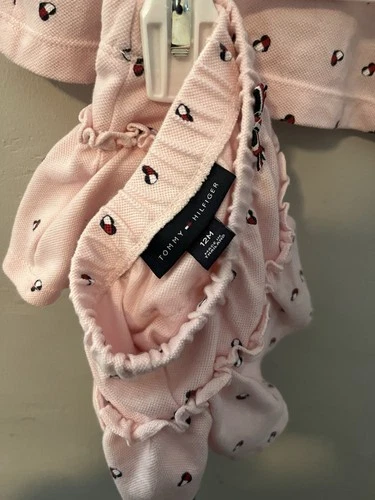 Tommy Hilfiger Pink Sleeveless Polo and Tennis Skirt with Hearts - photo 4