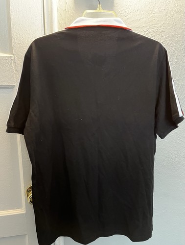 Men's Fashionova Polo Shirt - Black/Red/White - XL - photo 4