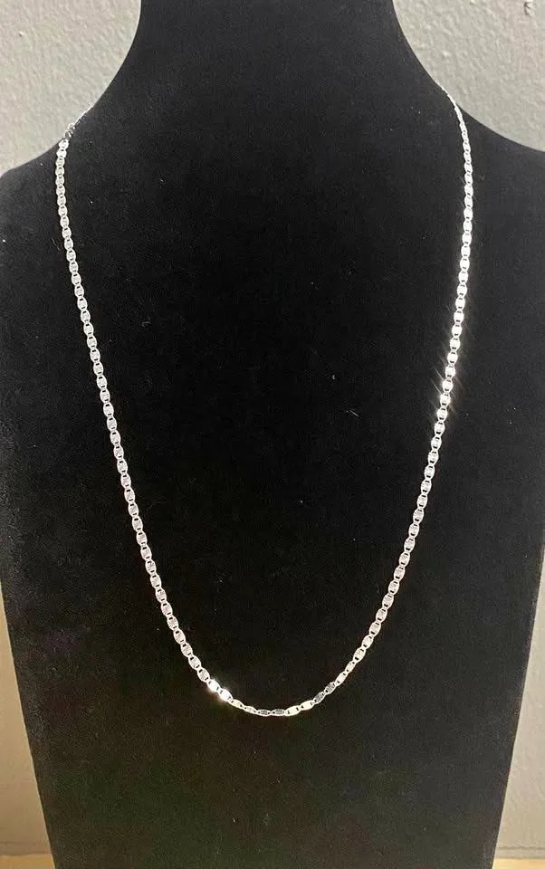 20 in 925 Sterling Silver Valentino necklace thumbnail