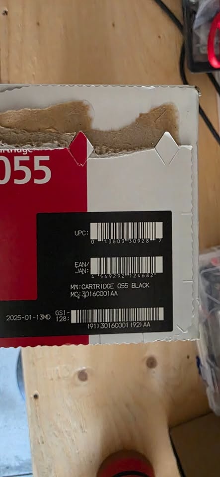 Canon 055 Standard Toner Cartridge Black for MF743, MF741 - photo 2