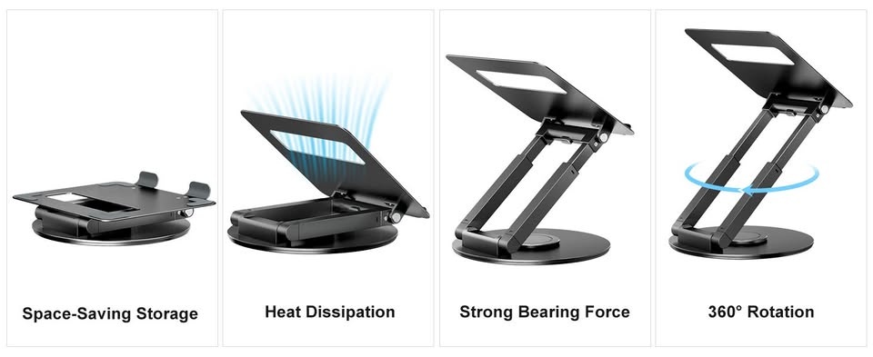 Tounee Telescopic Laptop Stand for Desk - photo 3
