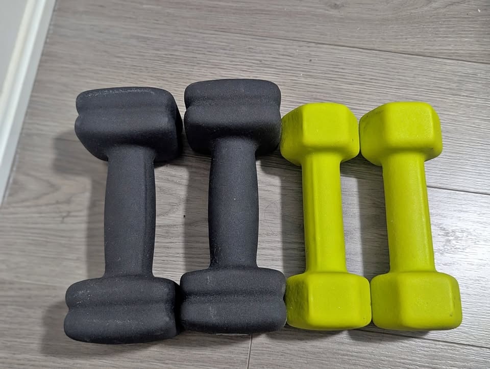 8lbs and 5lbs Dumbbells