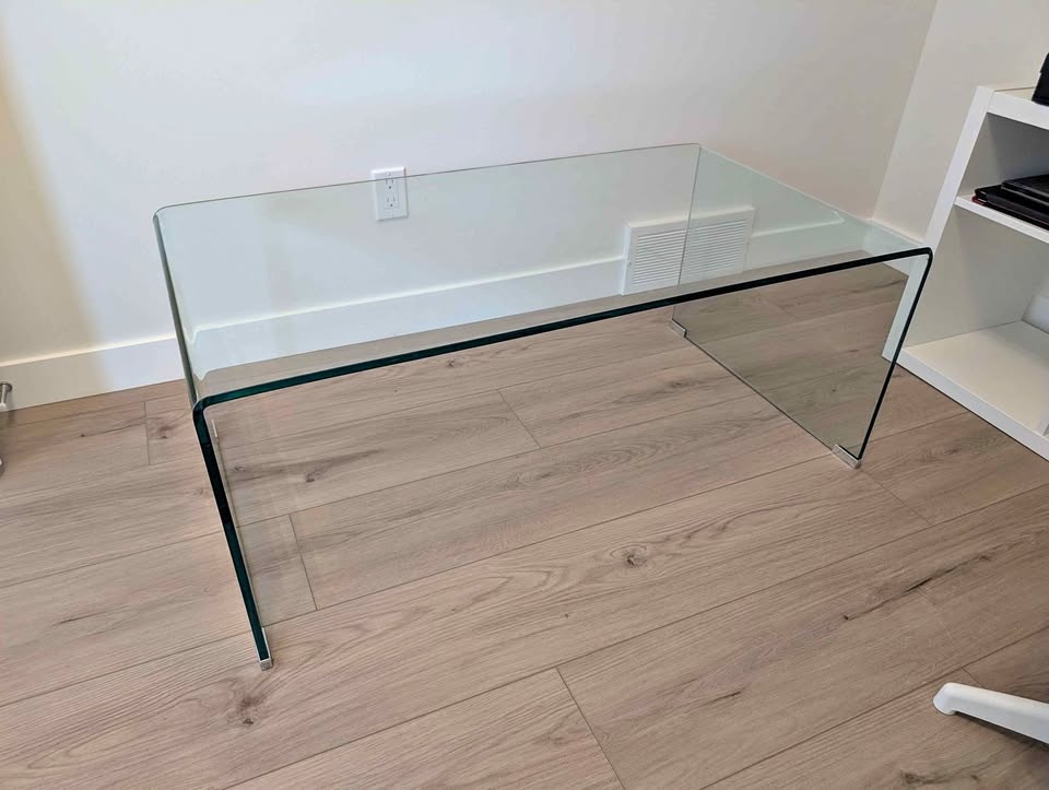 MOVING SALE - Glass Coffee Table