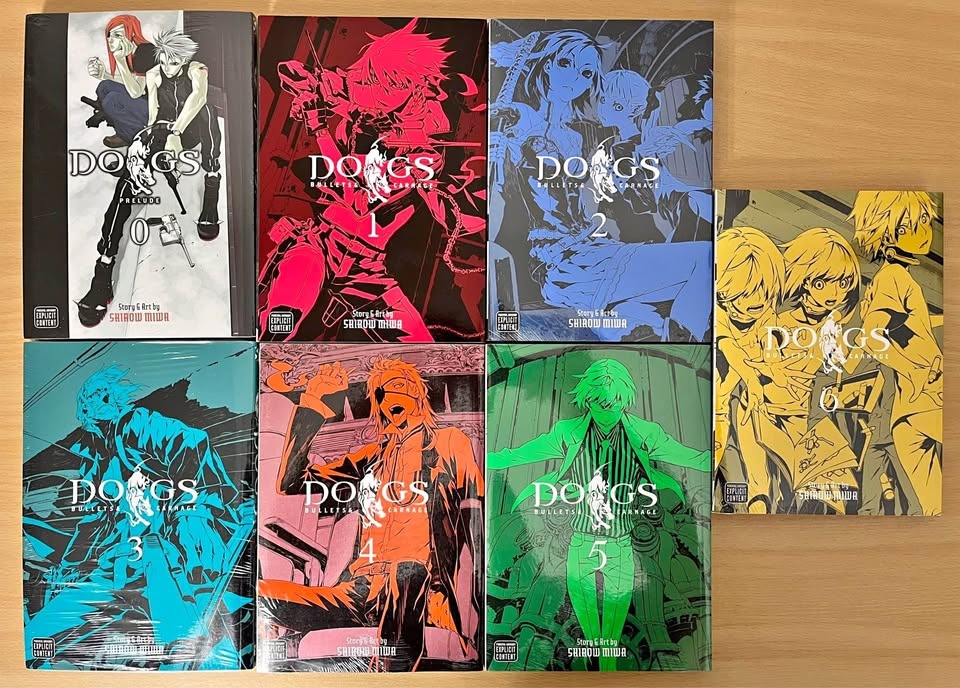 Dogs Manga (Vols 0-7) Sealed