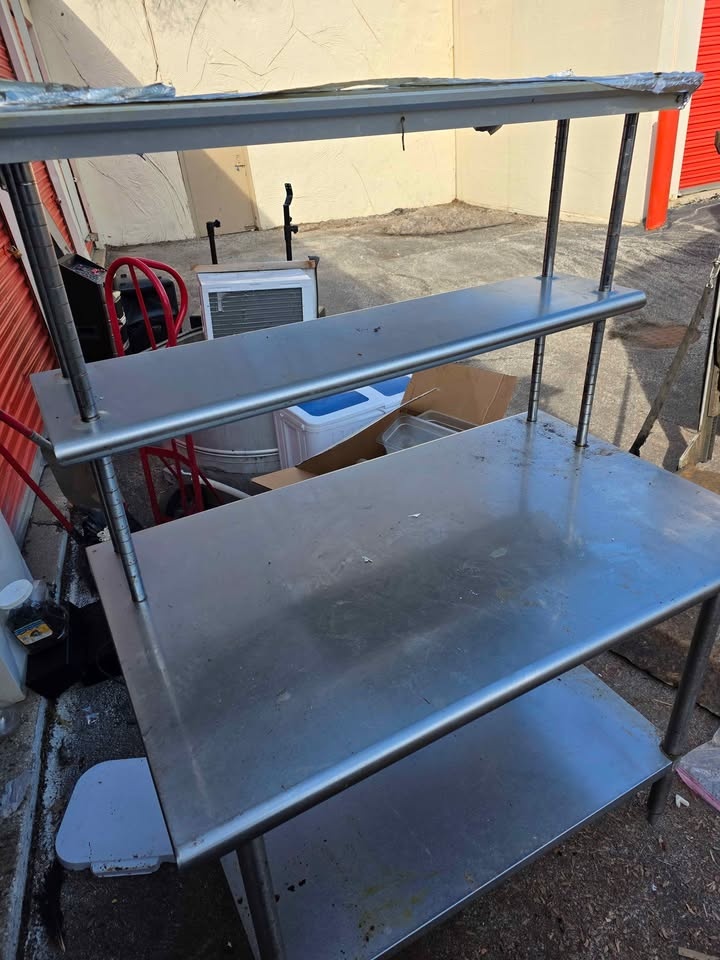 Stainless steel table - photo 2