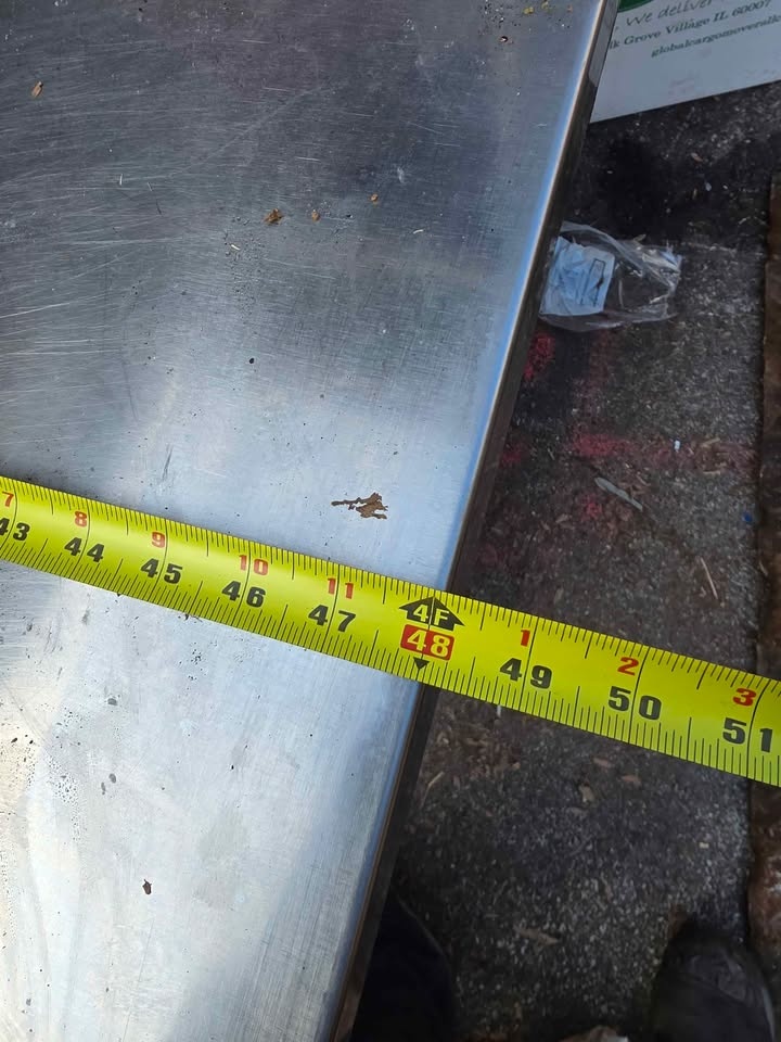 Stainless steel table - photo 3