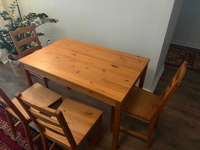 IKEA Dining Set (Table and 4 Chairs)