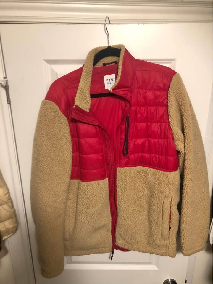 Gap Men’s Sherpa Fleece Jacket (L)❤️