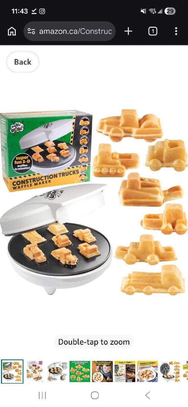 Construction Trucks Mini Waffle Maker - photo 3
