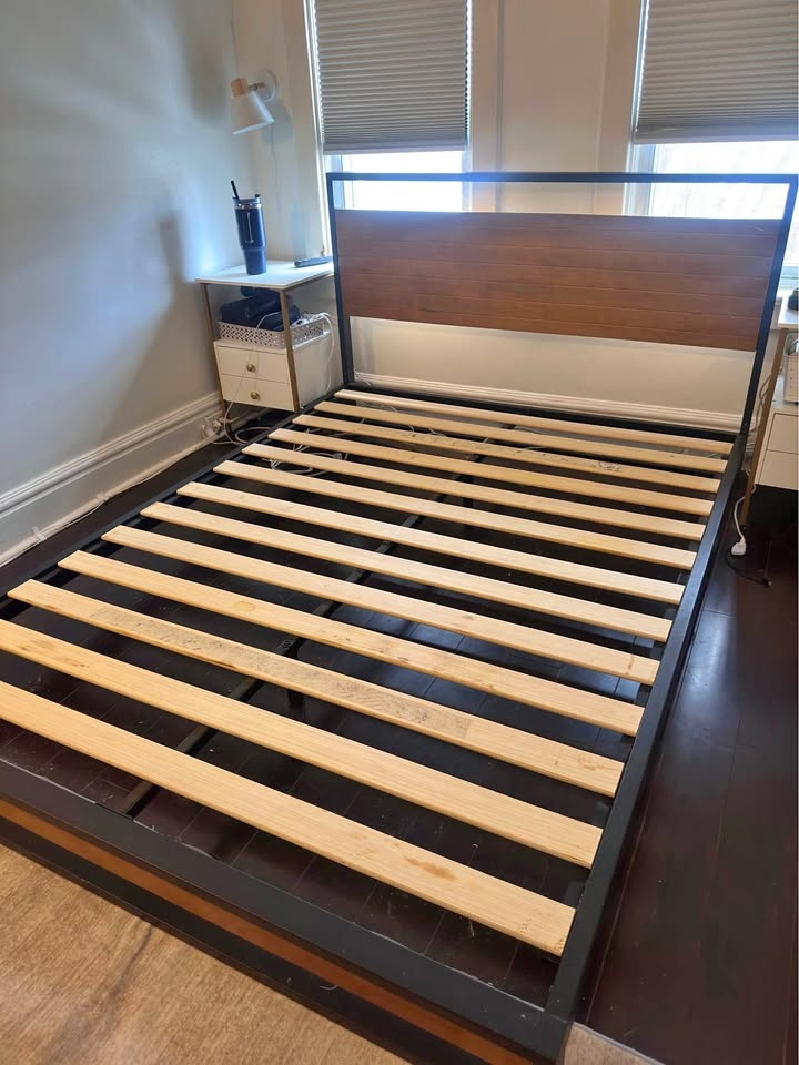 Industrial Style Queen Bed Frame