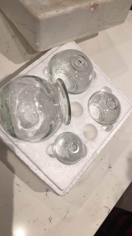 Cupping Glass Jars - photo 3