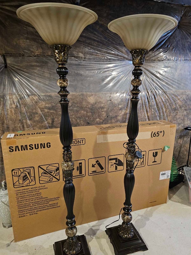 2 Floor lamps (Negotiable)
