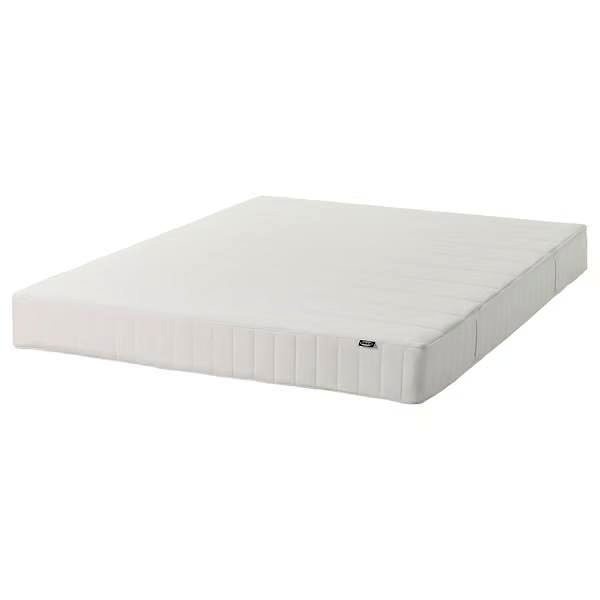IKEA VESTERÖY Hybrid Mattress, Queen, Medium Firm, White